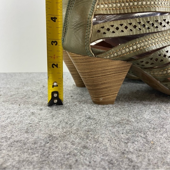Pikolinos Super Soft Green Leather Gladiator Strappy Heels Women’s Size 8-8.5 - Picture 8 of 12